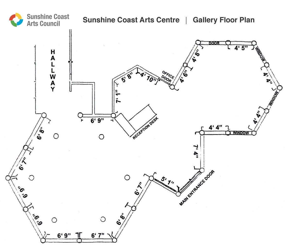 Sunshine Coast Arts Council Floor Plan